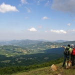 Val d'Arda vista dal Monte Lama