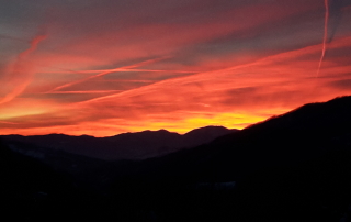 Tramonto sul gruppo del M.Barigazzo