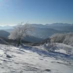 Guardando verso il Crinale dell'alta Valceno