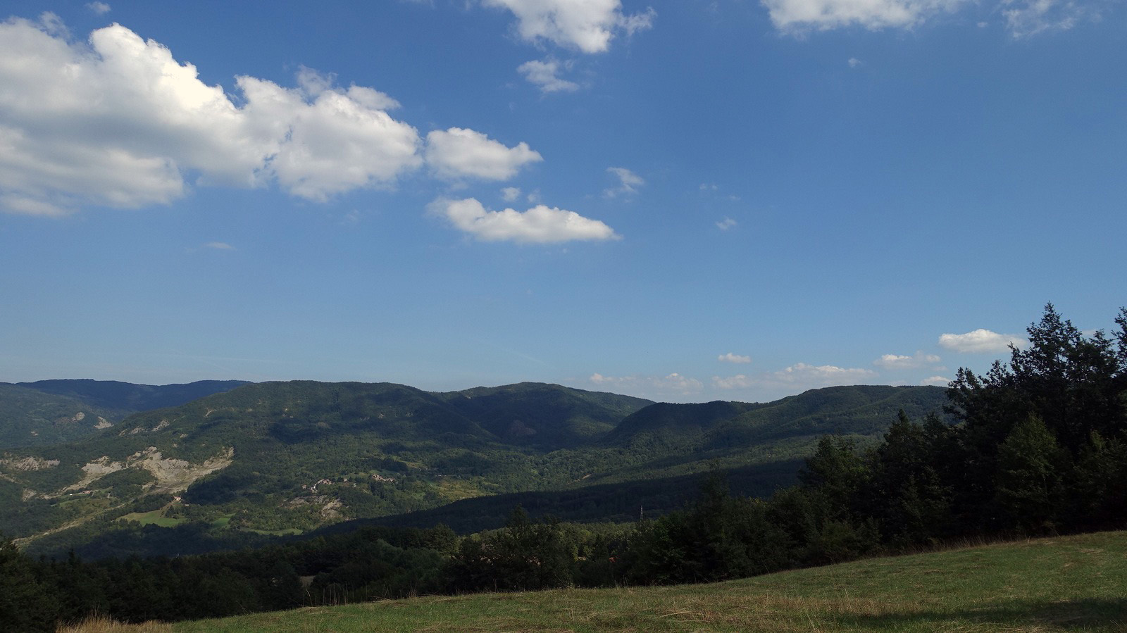 Monte Scarria visto dal Monte Santa Donna