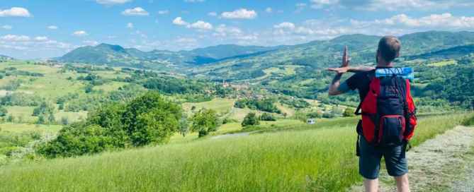 Caminata, crocevia di sentieri in Alta Val Tidone