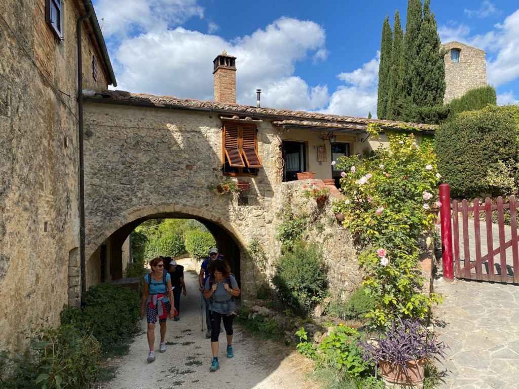 In cammino verso San Gimignano