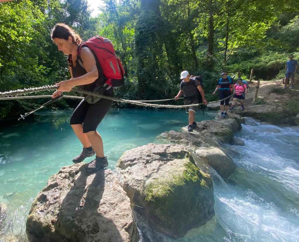 Lungo il torrente Elsa, verso Monteriggioni