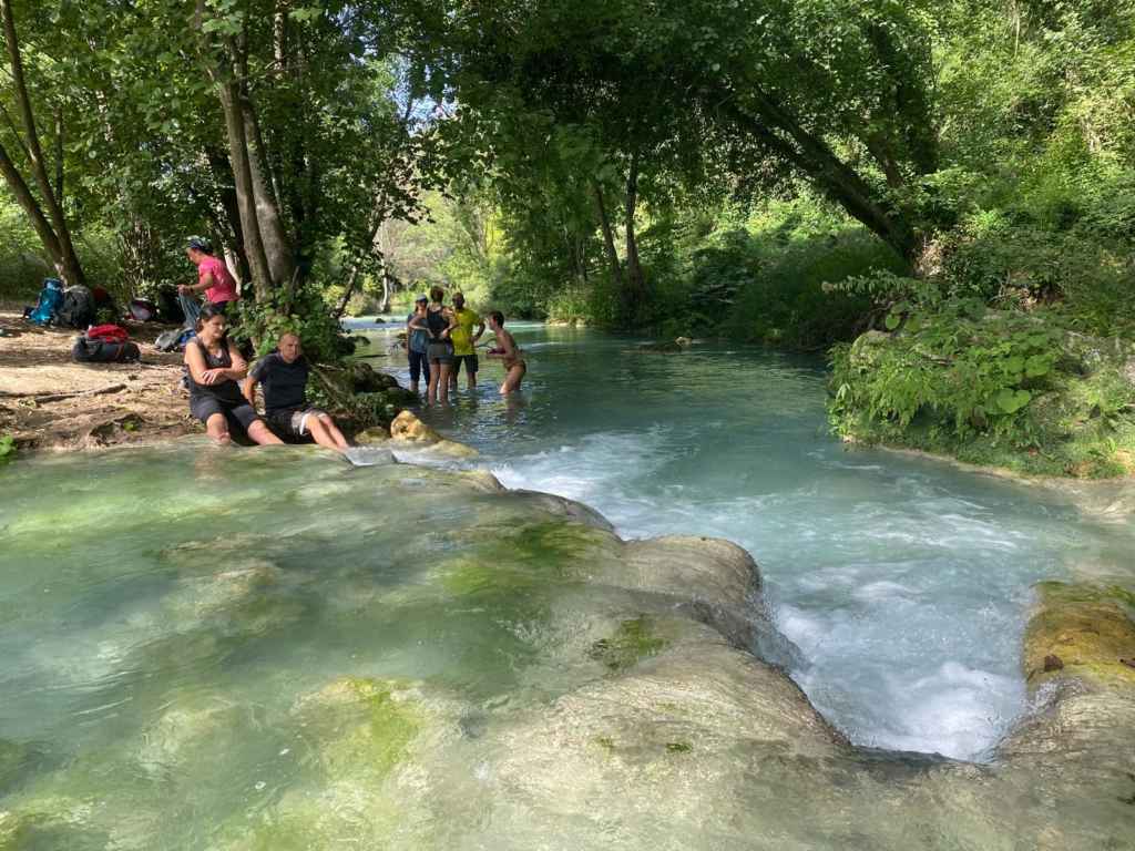 Lungo il torrente Elsa, verso Monteriggioni